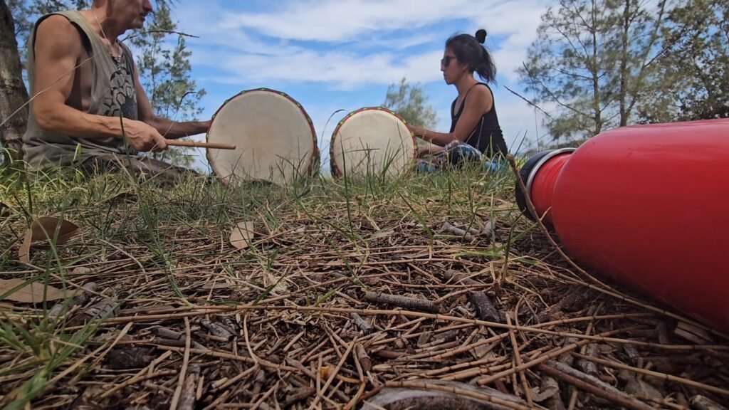 drumming in the park