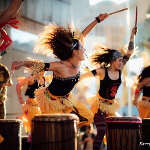 Drum and Dance Workshops from Mitzi and Simon (Melbourne Djembe) at Lake Mac